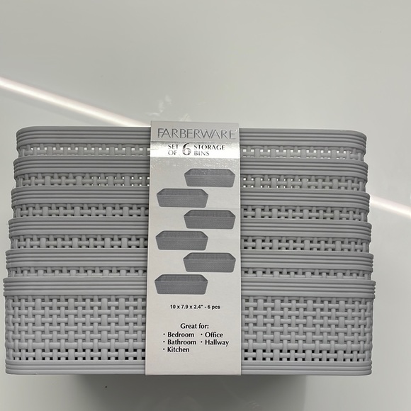 Set of 6 Organizational bins - Picture 3 of 3